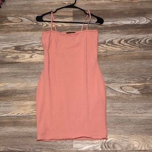 Pink cami bodycon dress